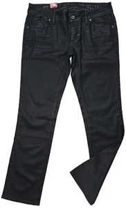 G-Star Raw Jeans Pants Men's Black Leather Style Waist 33 In Inseam 32 In Cotton - Picture 1 of 10