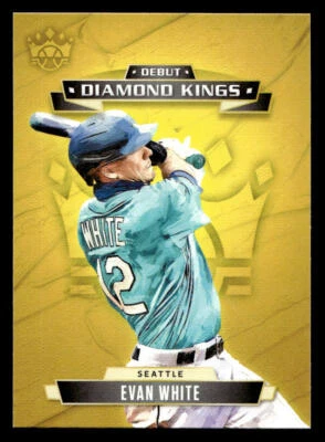 2021 Panini Diamond Kings #DDK-SM Evan White Debut Diamond Kings - Image 1 of 2