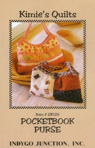 Pocketbook Purse - Pattern by Indygo Junction - Pieced and Quilted Purse  - Image 1 of 1