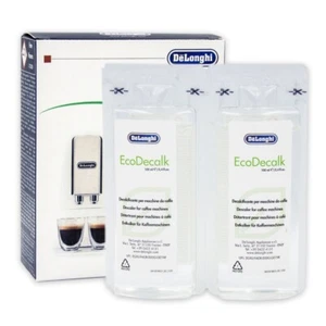 Delonghi EcoDecalk DLSC200 5513296021 5513296011 Coffee Machine Descaler 2x100ml - Picture 1 of 5