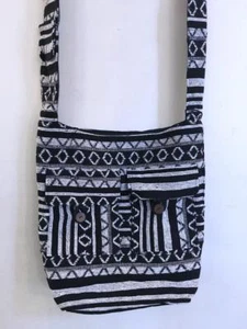 Borsa Hobo Hobo Fili Sacri Hippie Boho Festival Gheri Baja Tessuta Peddler - Foto 1 di 2