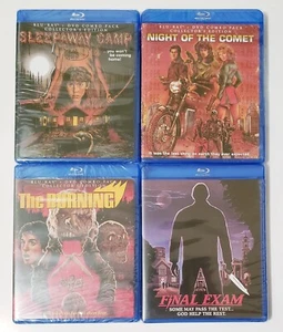 NEW Sleepaway Camp ~ Burning ~ Night of Comet ~ Final Exam ~ Blu-ray SCREAM LOT - Foto 1 di 1