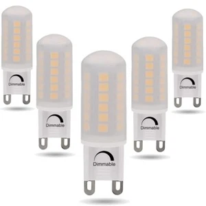 G9 LED Bulb Dimmable 4W, 40 Watt T4 G9 Halogen Equivalent 120V Chandelier Lig... - Picture 1 of 8