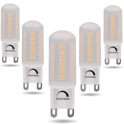 G9 LED Bulb Dimmable 4W, 40 Watt T4 G9 Halogen Equivalent 120V Chandelier Lig... - Image 1 of 4