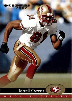 2002 Donruss #166 Terrell Owens - Image 1 of 2