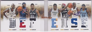 2012-13 PREFERRED 7x PATCH BOOKLET: KEVIN GARNETT/TIM DUNCAN/DENNIS RODMAN #/25 - Picture 1 of 2