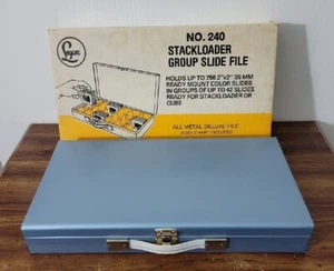 Logan Metal Deluxe Stackloader Slide File No. 240 Holds 756 Slides NEW - Picture 1 of 7