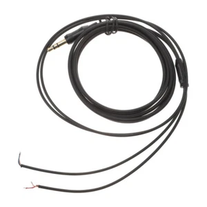 Cable de reparación de auriculares negro duradero de 1,5 M TPE 30 núcleos para auriculares hágalo usted mismo - Imagen 1 de 12