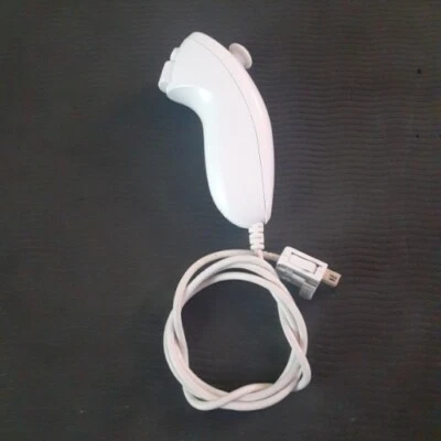 Nintendo RVL-004 Nunchuck Video Games Controller for Wii and Wii U - White - Image 1 of 4