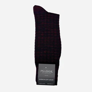 Jos A Bank Mid-Calf Multicolor Dress Socks Bamboo Blend Comfort Stretch 8-12 NEW - Picture 1 of 5