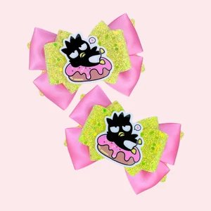 Sanrio Hello Kitty Badtz-Maru Hair Bow, Hair bows for girls, Bows for toddlers - Picture 1 of 2