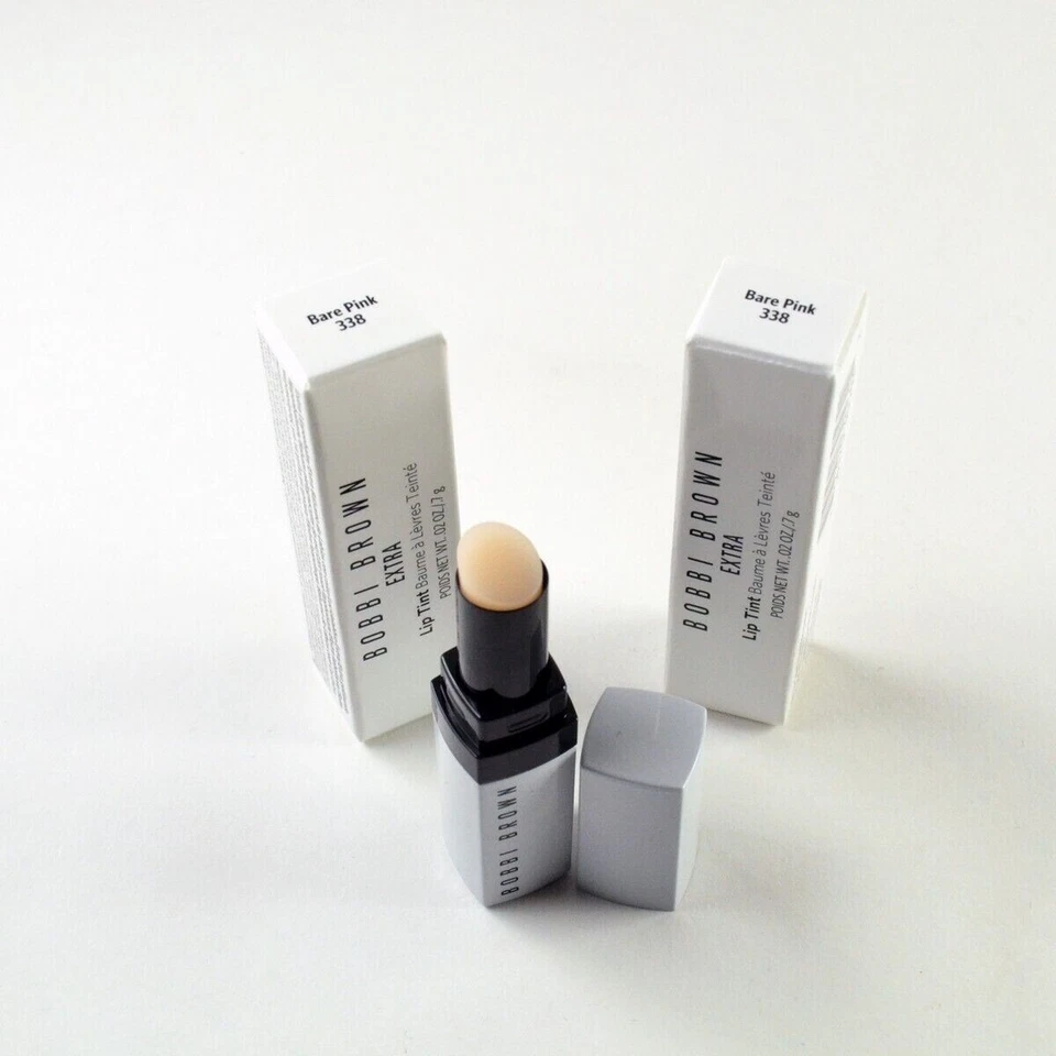 2 Bobbi Brown Extra Lip Tint #338 BARE PINK  Mini 0.02 Oz. / 0.7 g - Image 1 of 1