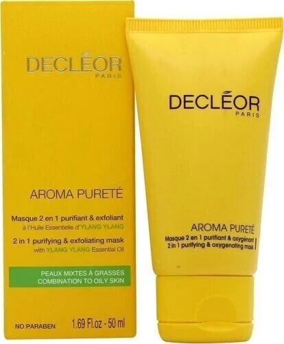 Decleor Aroma Purete 2 in 1 Purifying & Exfoliating Mask 50ml (New) Free Postage - Image 1 of 1