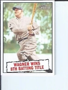 Emociones de béisbol Honus Wagner 2010 Topps Heritage - Imagen 1 de 1