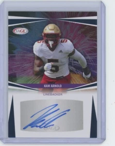 Kam Arnold Autographs Blue 2025 Sage Football #A-KA - Picture 1 of 2