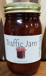 Atasco de tráfico (cerezas, ruibarbo, fresas) - Imagen 1 de 2