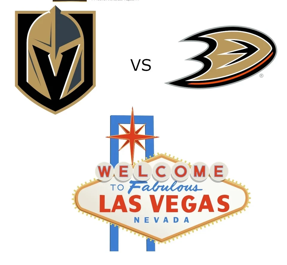 Vegas Golden Knights vs ANAHEIM DUCKS SAT Nov 8 2025 2 Tickets  SEC 12 - Image 1 of 4