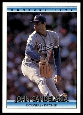 1992 Donruss John Candelaria Los Angeles Dodgers #125 - Image 1 of 2