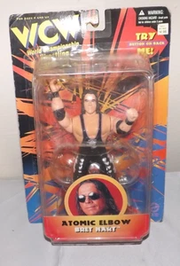 WCW Bret Hart Atomic Elbow Action Figure 1998 In Box - Picture 1 of 2