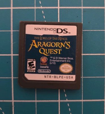 Cartucho Lord of the Rings Aragorn's Quest Nintendo DS SOLO OEM probado Foto 1 de 2
