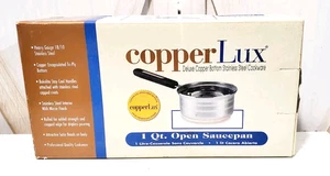 Deluxe Copper Bottom Lux 1 Qt pan New In Box - Picture 1 of 4