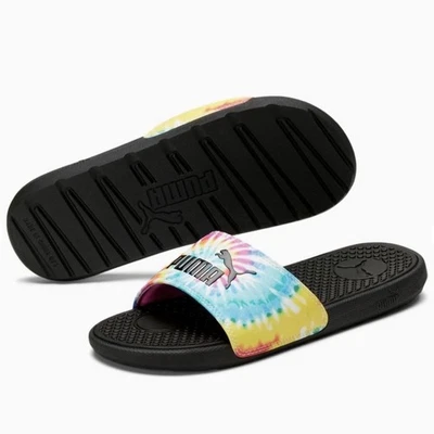 New Puma Women's Cool Cat Tie Dye Slide Sandal Size 7 - Image 1 of 4