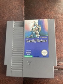 Deadly Towers NES Game Cartridge Nintendo 1987 Not Tested Authentic