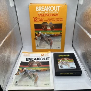 Breakout • Atari 2600 Game In Box + Manual (1978) Complete Boxed CIB - Picture 1 of 9
