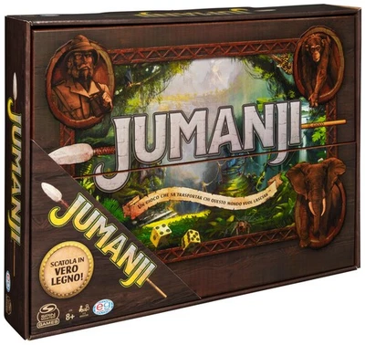 Editrice Giochi Jumanji Jumanji Il Gioco da Tavolo in Legno Formato Deluxe - Immagine 1 di 4