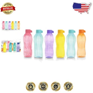 Juego de botellas reutilizables coloridas Aquasafe 500 ml - Perfecto para uso diario y familiar - Imagen 1 de 4