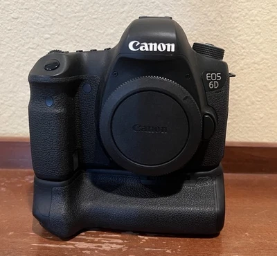 Cámara digital Canon EOS 6D cuerpo SLR 20,2 MP + empuñadura de batería BG-E-13 Foto 1 de 4