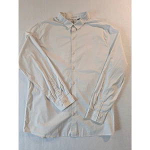 Artefact Interval Stretch Popeline Langarm Shirt weiß Punkte geometrisch Gr. XL - Bild 1 von 6