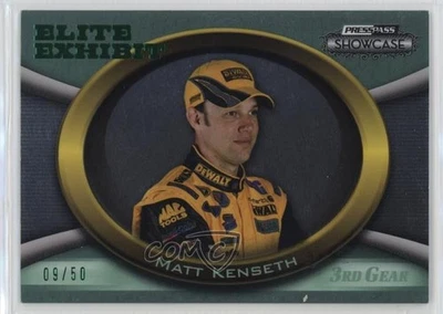 2009 Press Pass Showcase Elite Exhibit 3rd Gear /50 Matt Kenseth #46 HOF - Image 1 of 2