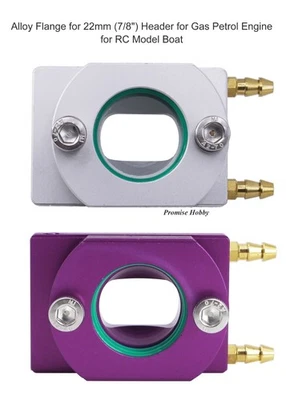 Alloy Water Cool 22mm Flange for 26-32CC Zenoah Gas Engine RC Model Boat - Image 1 of 4