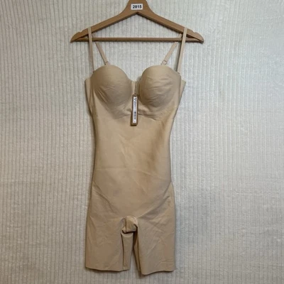 Body Skims Zonificado Con Aros Moldeado Medio Muslo En Arena Talla Mediana Nuevo con Etiquetas $138 Foto 1 de 4