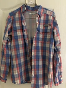 Womens Columbia Long Sleeve Lightweight Fishing Performance Shirt Size Loose XS - Picture 1 of 4
