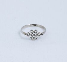 Vintage Sterling Silver Very Light Celtic Knot Ring! [Size 5 US]