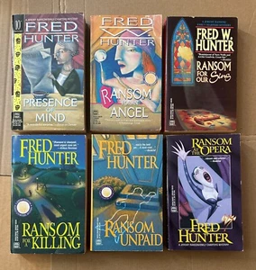 FRED HUNTER : Jeremy Ransom/Emily Charters Mystery Series 6 Pocket Paperback LOT - Foto 1 di 6