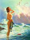 Lady by the Sea 2 by Mabel Rollins Harris