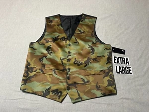 Chaleco Traje Formal Hombre Camuflaje 2 Bolsillos 6 Botones Talla XL - EXTRA GRANDE - NUEVO - Imagen 1 de 21