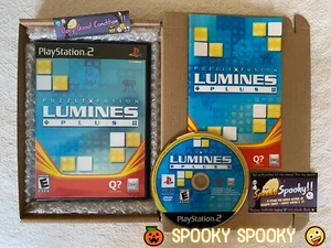 Lumines Plus Puzzle Fusion PS2 - NTSC-U/C USA VGC CIB - High Quality Packing - Picture 1 of 8