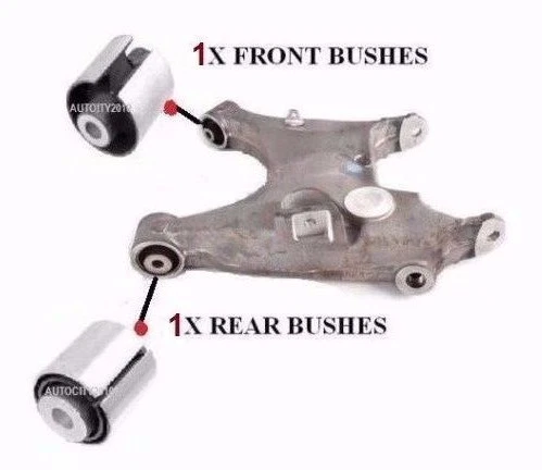 FIT TO BMW x5 E53 REAR FRAXLE SWING LOWER TRAILING ARM BUSHES SET KIT - Image 1 of 1