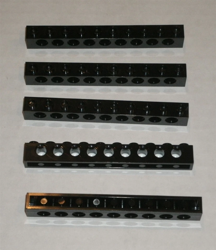 LEGO NUEVO 1x10 Ladrillo Técnico Negro con Agujeros (5x) 273026 Ladrillo 2730 Foto 1 de 1