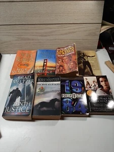 Lot Of 8 Novel Books By Various Authors; Roberts, Steele, Orwell, Evans, Etc - Picture 1 of 6