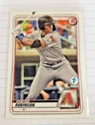 2020 Bowman 1st Edition Prospect #BFE-27 Kristian Robinson - Image 1 of 2