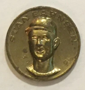 1969 CITGO GAS COIN SET BREAK #9 STAN BAHNSEN NEW YORK YANKEES RARE (SB1) - Picture 1 of 1