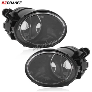 For BMW E46 2001-06 Clear Lens Pair Bumper LED Front Fog Light Lamp Replacements - Picture 1 of 14