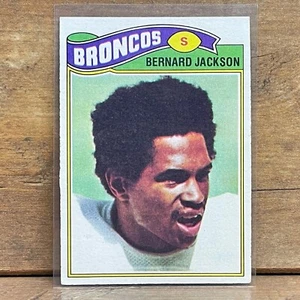 1977 Topps Football Card #292 Bernard Jackson Denver Broncos - Picture 1 of 2