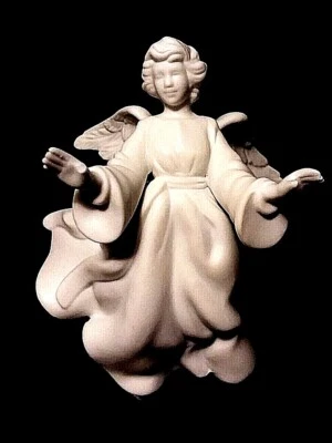 雅芳圣诞收藏品 ~ 完整您的套装 ~ 白色复古瓷雕像 — 第 1/4 张图片