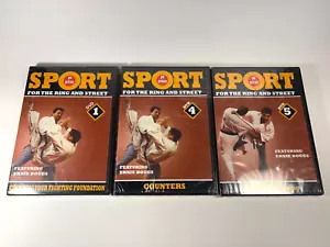 Jiu Jitsu Ju SPORT for the Ring and Streets DVDs 1, 4 and 5 with Ernie Boggs LN - Picture 1 of 5